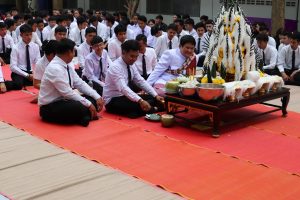 พิธีบายศรีสู่ขวัญให้กับนักศึกษาใหม่ ประจำปีการศึกษา 2562