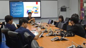 บรรยากาศการประชุมการบำรุงรักษาด้วยตัวเอง AM คณะวิศวกรรมศาสตร์และเทคโนโลยีอุตสาหกรรม