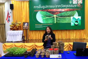 อบรมทำภาชนะจากวัสดุธรรมชาติ เพชรบุรี